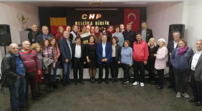 Batur CHP Belçika Birliğini ziyaret etti