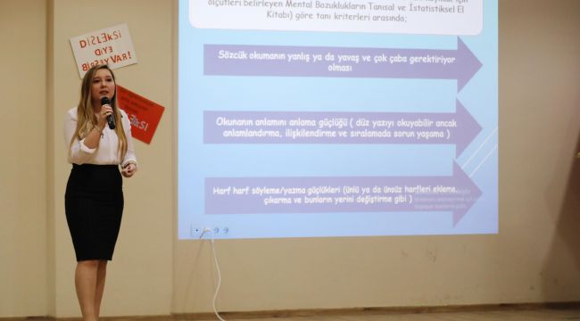 Bayraklı'da "disleksi" eğitimi 