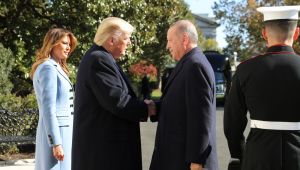Cumhurbaşkanı Erdoğan ile ABD Başkanı Trump'ın görüşmesi başladı