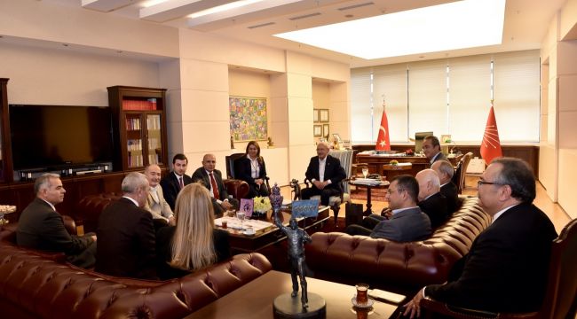 Egeli Başkanlar Kılıçdaroğlu'nu Ziyaret Etti
