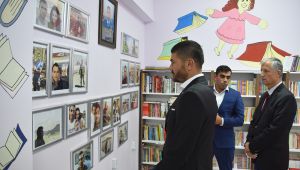 Foça Kozbeyli İlkokulunda Şehit Kütüphanesi Açıldı