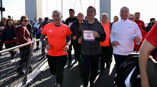 İstanbul Başkan İmamoğlu İle Birlikte Koştu