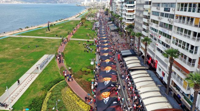İzmir Atatürk'e Saygı Yürüyüşü'nde buluştu