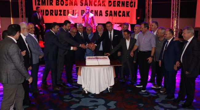 İzmir Bosna Sancak Derneği 24.Kuruluş Yılını Kuşadası'nda Kutladı