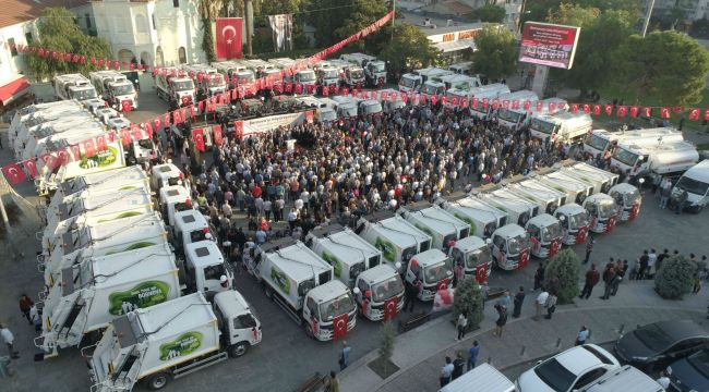 Yeni araçlar ve iş makineleri ile Daha temiz ve yeşil Bornova