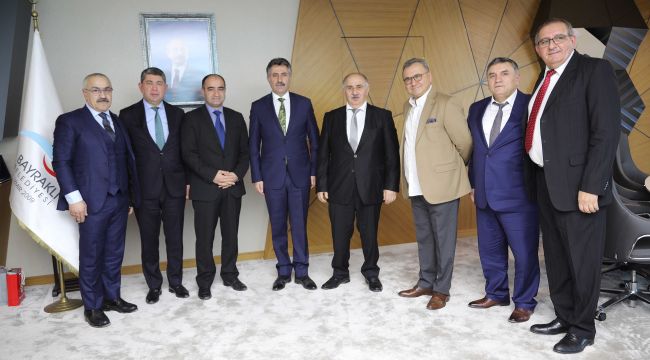 Almanya'da yaşayan Türk iş adamlarından Başkan Sandal'a ziyaret