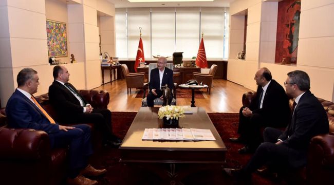 Anavatan Partisinden CHP Genel Başkanı Kılıçdaroğlu'na Ziyaret