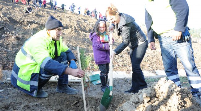 Balçova'da her çocuğun bir ağacı olacak 