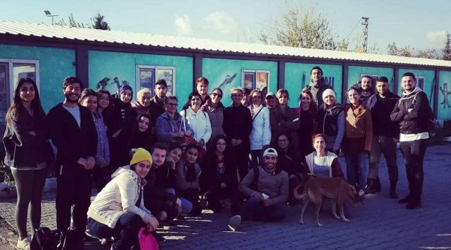 Bornova'da candostlar için örnek dayanışma