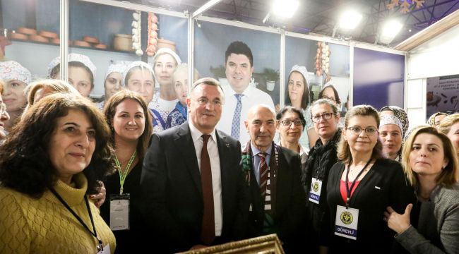 Bucalı kadınların el emeği ürünler görücüye çıkıyor