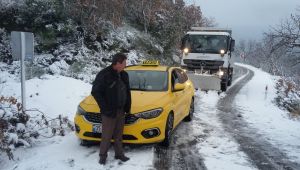 İzmir'de karla mücadele