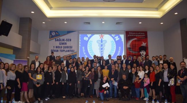 Sağlık-Sen İzmir 1 No'lu Şube Divan Toplantısı Yapıldı 