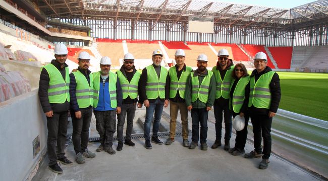 TSYD İzmir Şubesi, Göztepe'nin yeni stadını gezdi