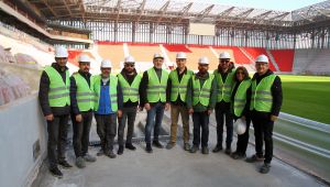 TSYD İzmir Şubesi, Göztepe'nin yeni stadını gezdi