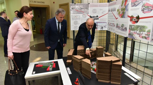Üniversiteli gençler Bornova için tasarladı
