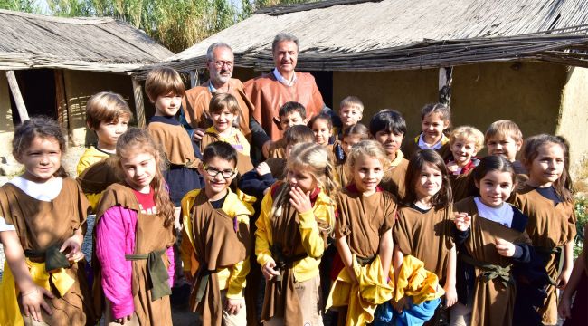 Yeşilova Höyüğü Ziyaretçi Merkezi'nde yılda 1 ton atık pil toplanıyor