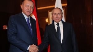 Cumhurbaşkanı Erdoğan, Rusya Devlet Başkanı Putin ile bir araya geldi