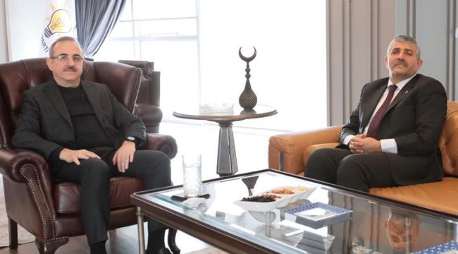 MHP İl Başkanı Şahin'den Ak Parti'ye Ziyaret