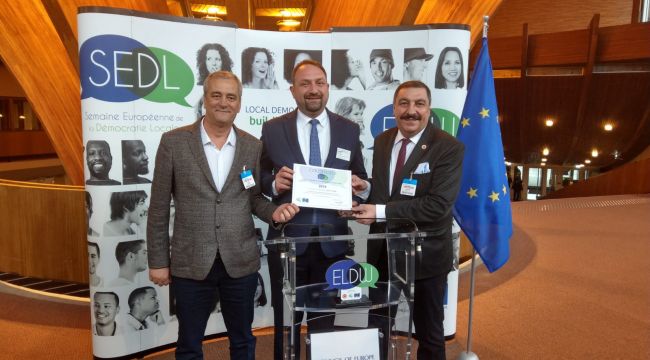 Avrupa Konseyi tarafından Çiğli'ye Yılın Partner Şehri Ödülü