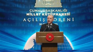 Cumhurbaşkanı Erdoğan, Cumhurbaşkanlığı Millet Kütüphanesi'nin açılışını gerçekleştirdi