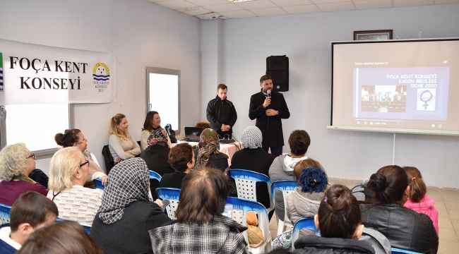 Foça Kent Konseyi'nden Kadın Dayanışması