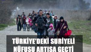 Türkiye'deki Suriyeli Nüfusu Artışa Geçti