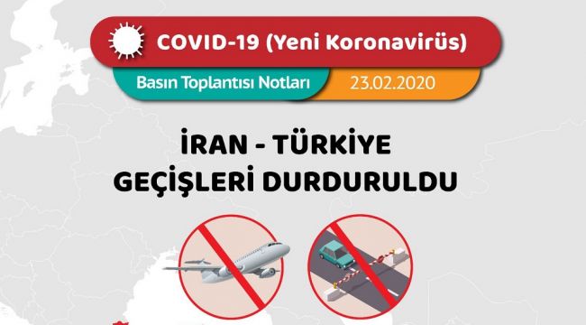 Türkiye, İran ve Nahcivan sınır kapılarını geçici olarak kapattı
