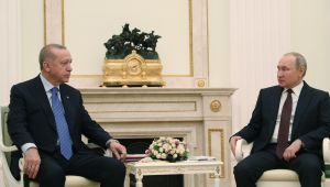 Cumhurbaşkanı Erdoğan, Rusya Devlet Başkanı Putin ile bir araya geldi 