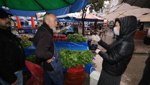 Efes Selçuk Halk Pazarında Sıkı Önlemler