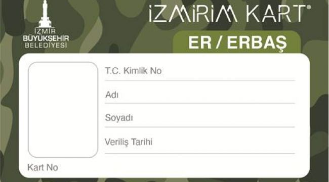İzmir'de er ve erbaşlara ücretsiz ulaşım