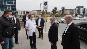 Başkan Sürekli'den sağlık çalışanlarına moral ziyareti