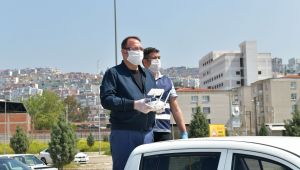 Çiğli'de drone ile dezenfekte başladı