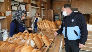 Gaziemir'de ekmek fırınlarına koronavirüs denetimi 