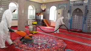 Balçova'da Camilerin temizliği yapıldı