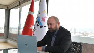 Başkan Gümrükçü Muhtarlarla Online Toplantıda Buluştu 