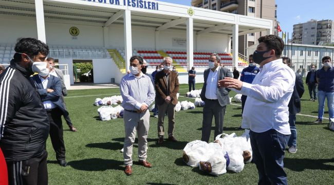 Başkan Kılıç'tan Bucalı amatör kulüplere Ramazan desteği 