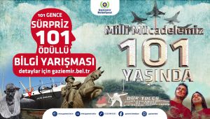 Gaziemir'de 19 Mayıs'ın 101. yılında 101 gence ödül