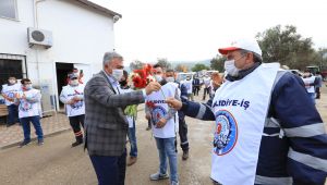 Güzelbahçe'de Farklı '1 Mayıs' töreni