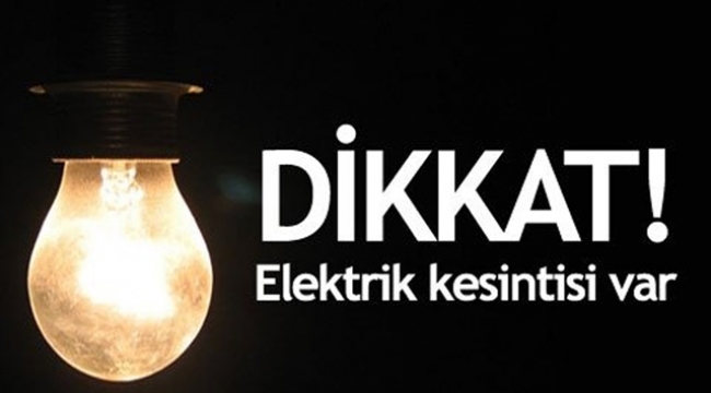 İzmir'de 24 İlçede Elektrik Kesintisi