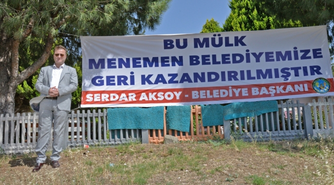 Başkan Aksoy, "Kimse belediyenin mallarının üzerine çökemez"