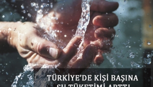 Türkiye'de Kişi Başına Su Tüketimi Arttı