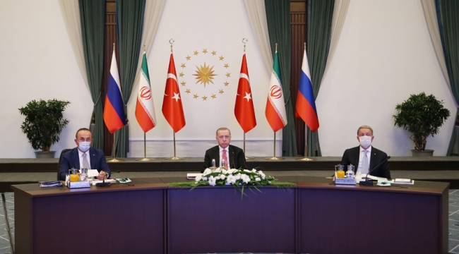 "Astana garantörleri olarak sergileyeceğimiz iş birliği Suriye'nin geleceğinde belirleyici olacaktır"