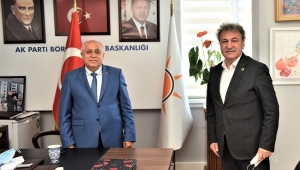  Başkan İduğ'dan AK Parti'ye hayırlı olsun ziyareti