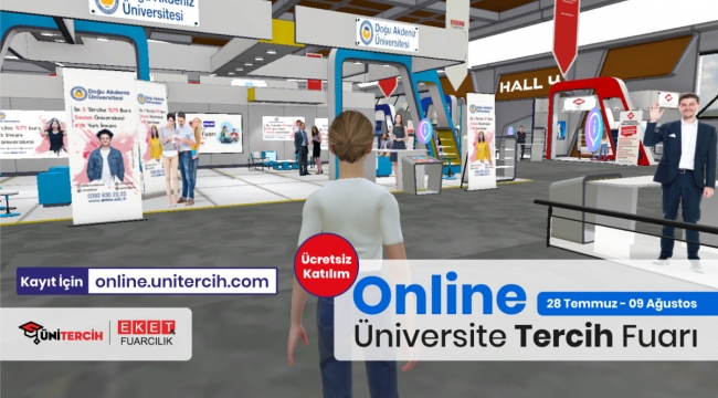Dünyanın ve Türkiye'nin Sayılı ve Önde Gelen Üniversiteleri Online Üniversite Tercih Fuarı'nda adaylar ile buluşuyor!