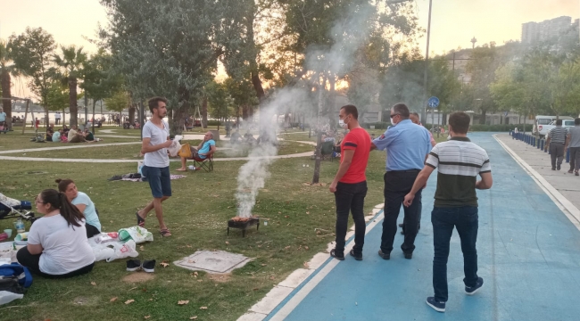 Mangallar toplandı, çevreyi kirleten bir kişiye para cezası kesildi