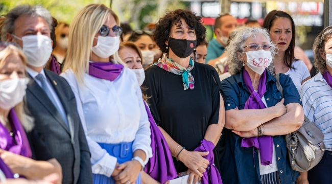 Neptün Soyer Meçhul Kadın Anıtı'nın açılışında konuştu: "İstanbul Sözleşmesi yaşatır"