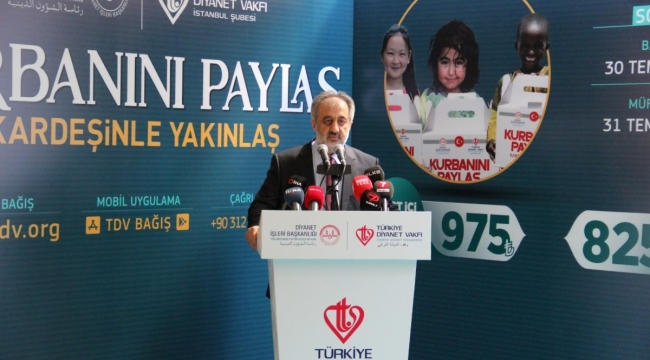 Prof. Dr. Maşalı: 20 milyon kişiye yardım ulaştırmayı hedefliyoruz