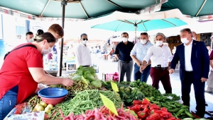 Bornova'da tam takım koronavirüs denetimi