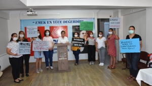 CHP Menemenli kadınlardan İstanbul Sözleşmesi'ne destek