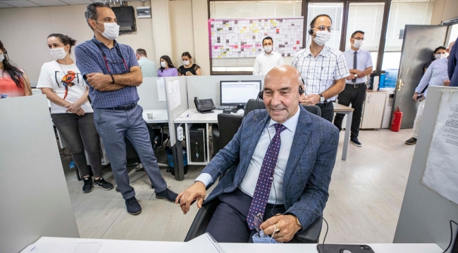 HİM'i arayan yurttaşın telefonuna Başkan Soyer yanıt verdi